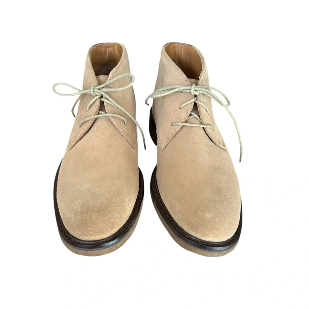 JOHNSTON & MURPHY Suede Chukka‎ Boots Tan Desert Men’s 7.5 Quiet Luxury Heritage